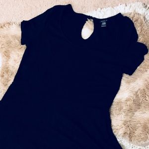Torrid Short-sleeved Black Peplum Top